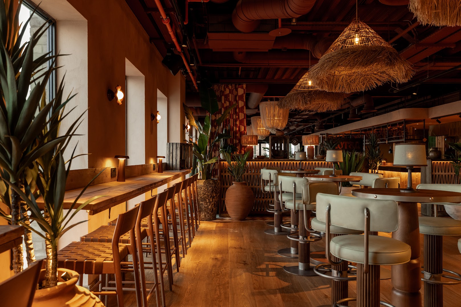 Azotea: professional interior shot showing atmosphere