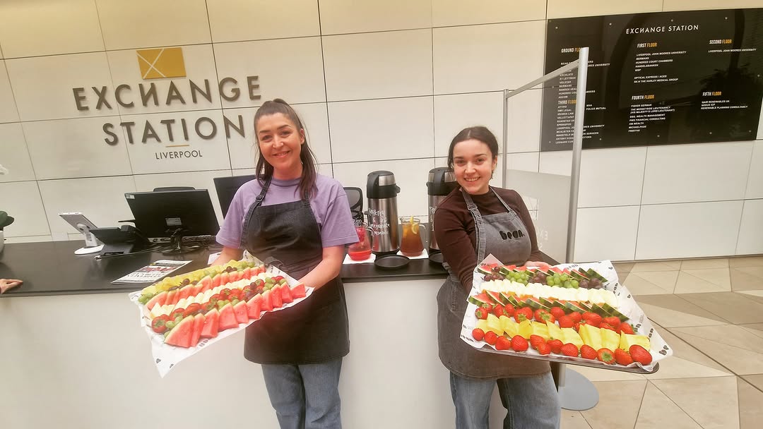 Bean Coffee Roasters: friendly staff showcasing fresh food