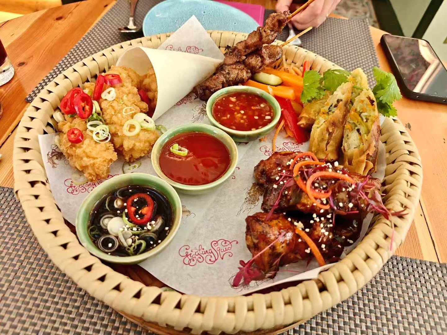Giggling Squid: appetizing, high-quality food presentation