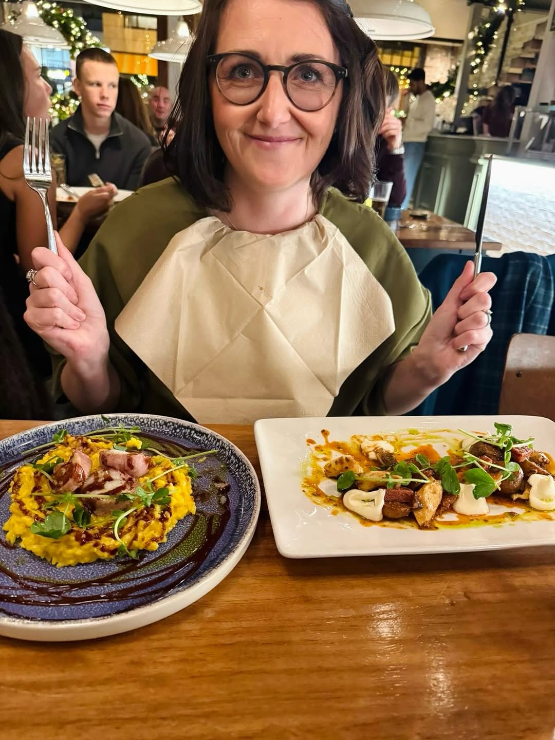 Club Fish: food and restaurant atmosphere