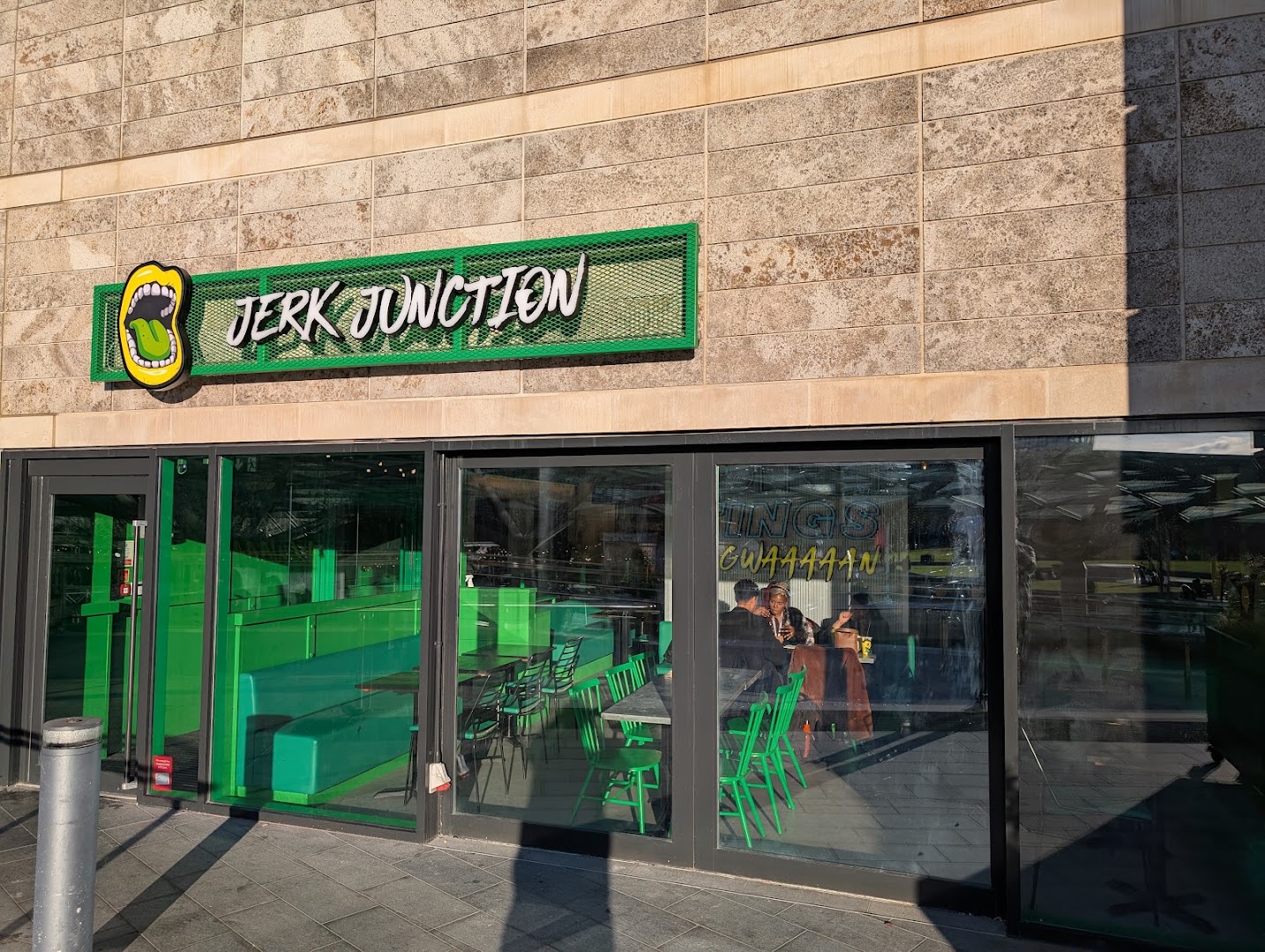 Jerk Junction: clear exterior shot of restaurant