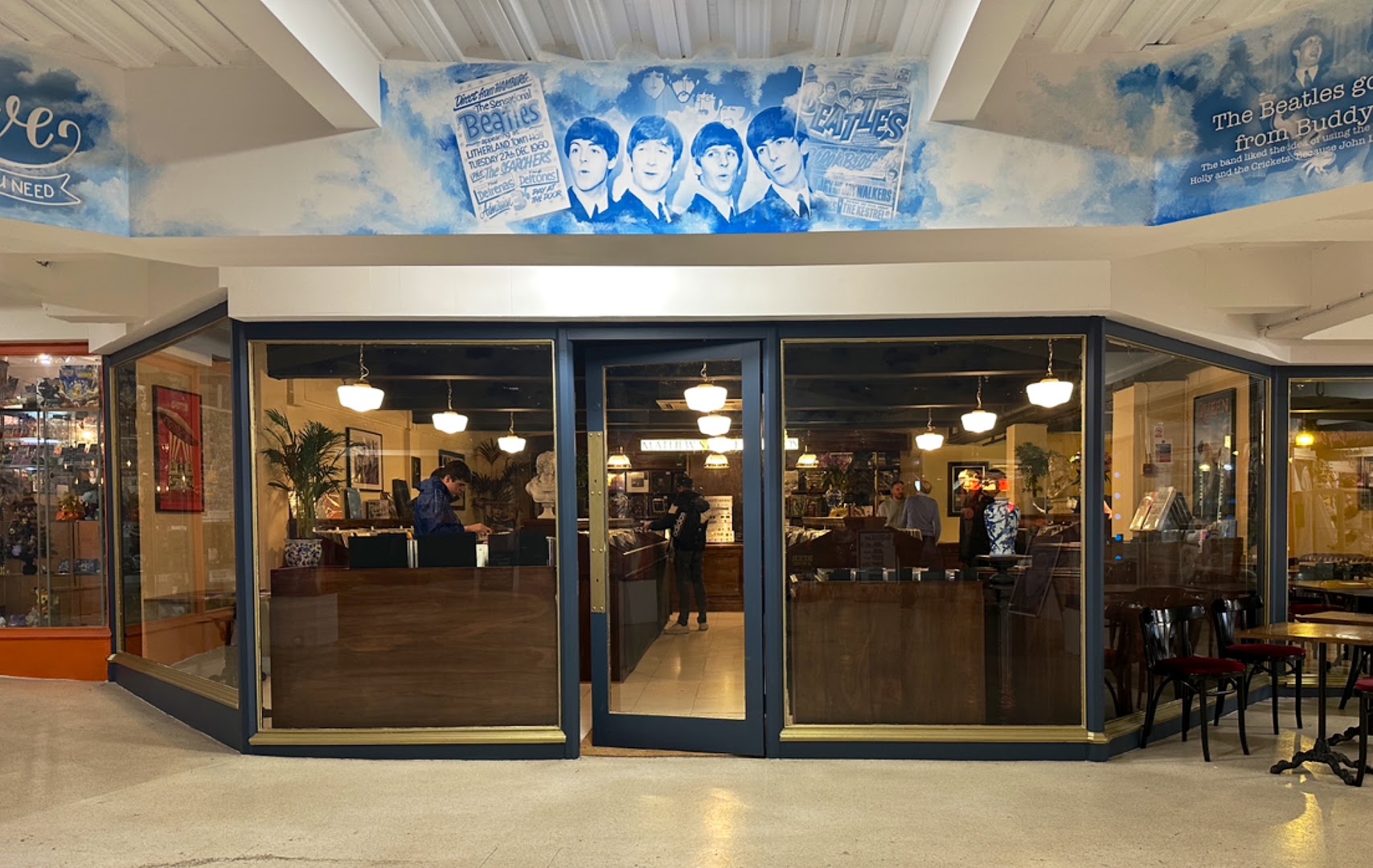 Mathew Street Records: clear, professional storefront photo