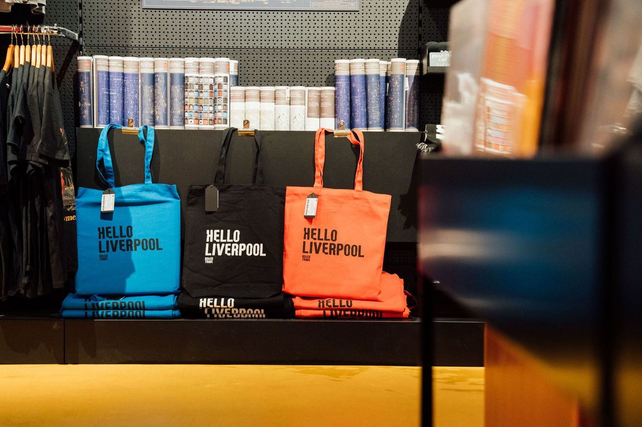 Rough Trade Liverpool: clear, professional product display photo
