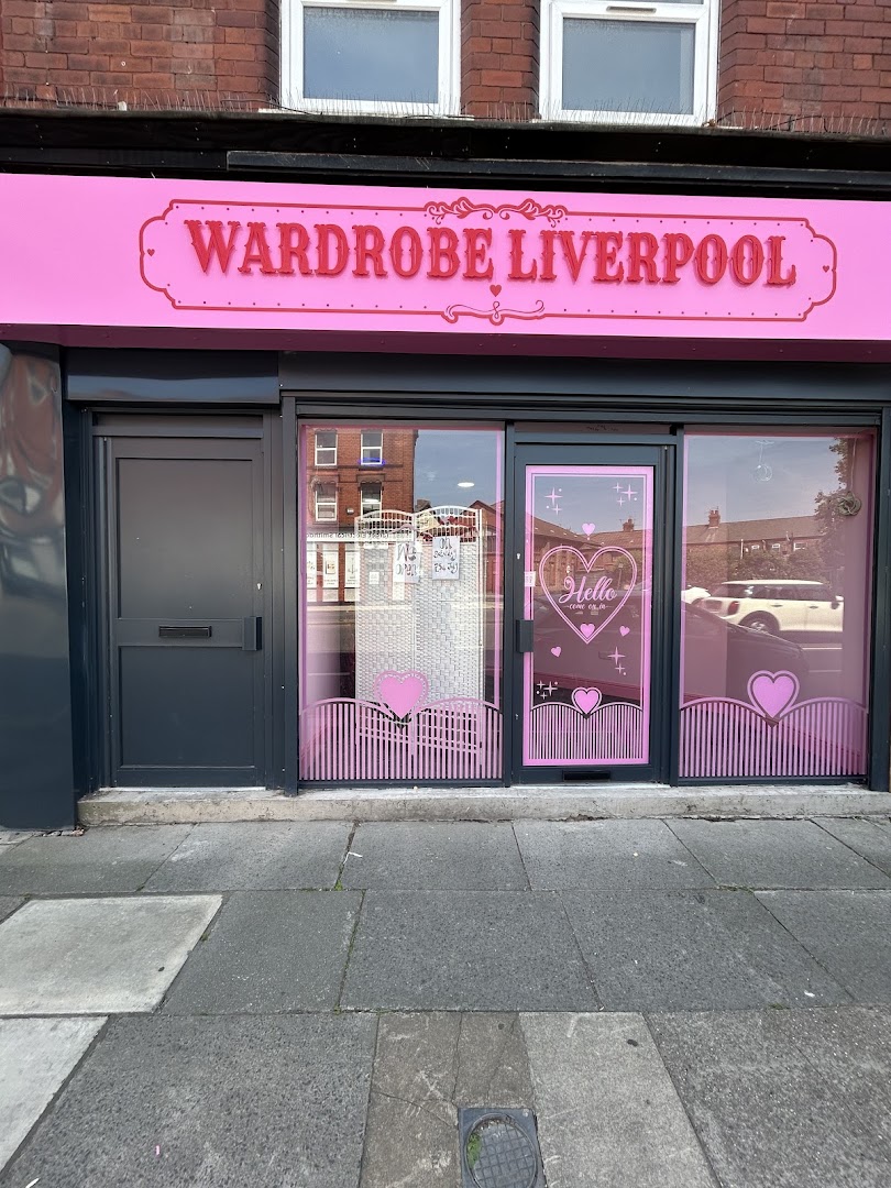 Wardrobe Liverpool: clear storefront photo of shop