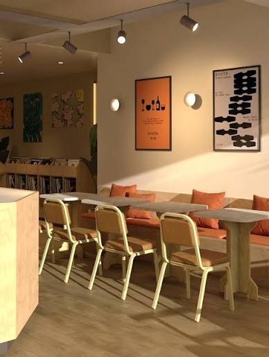 Onsite Records: inviting and professional interior shot
