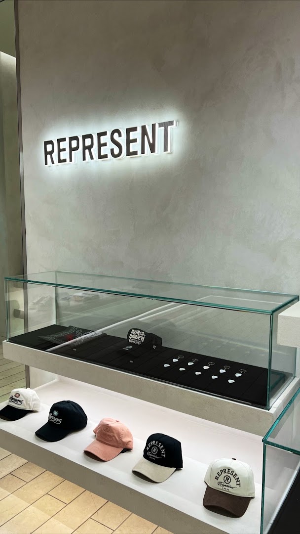 Represent Manchester: clear display of shop products