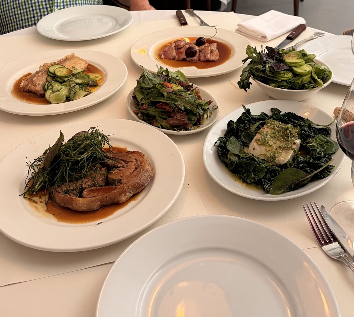 Winsome: appetizing spread of restaurant dishes
