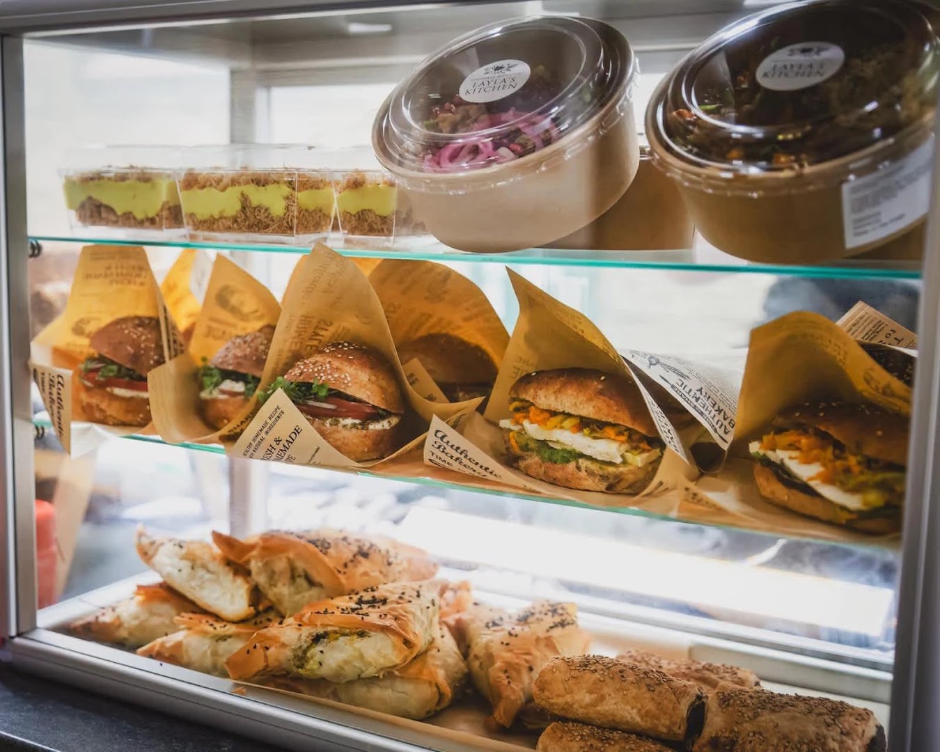 Layla's Kitchen: appetizing display of fresh food