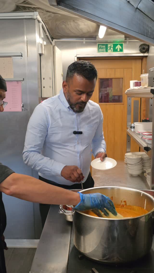 Tantara: professional kitchen staff preparing food