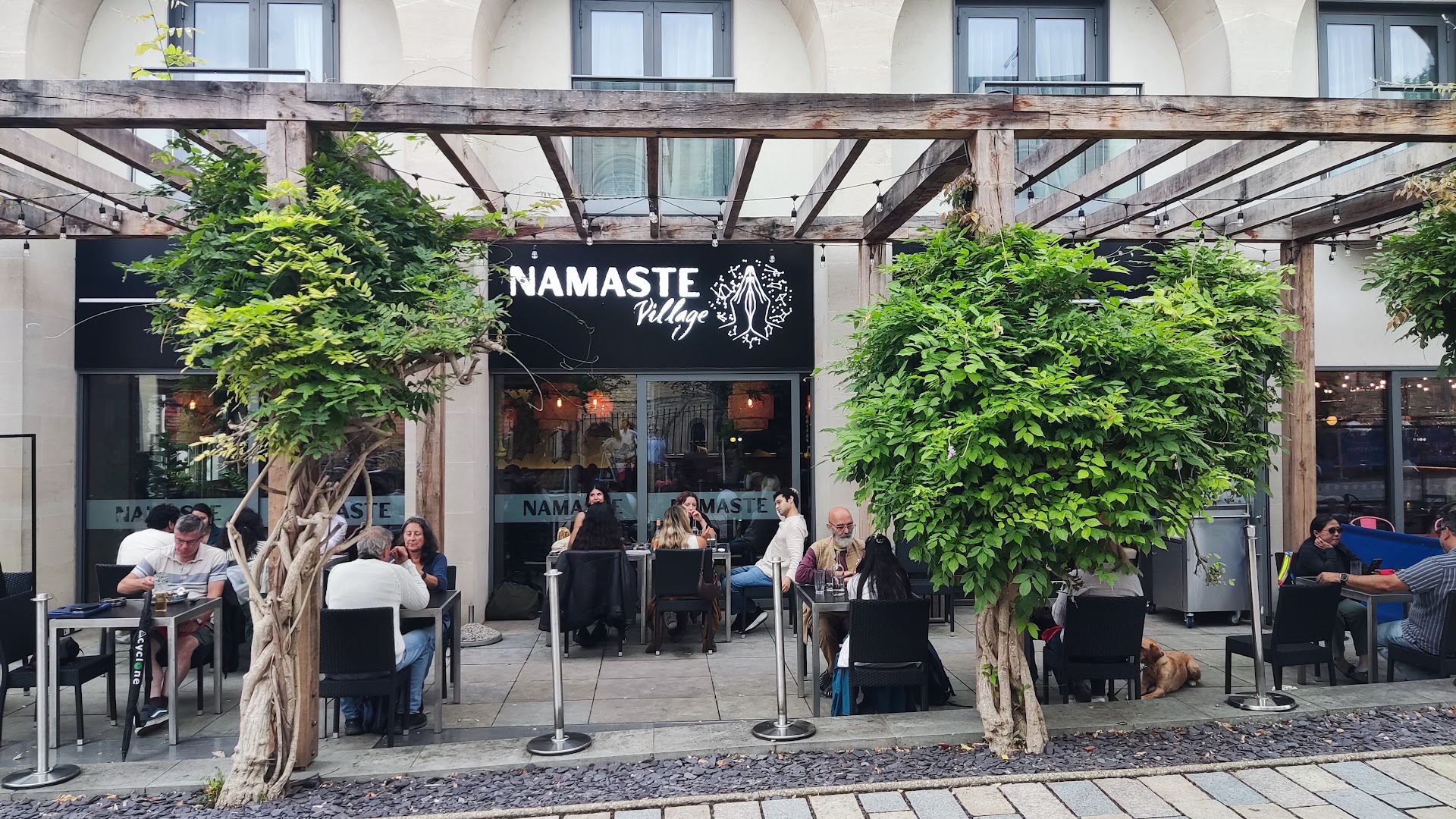 Namaste Village: clear, inviting exterior restaurant shot