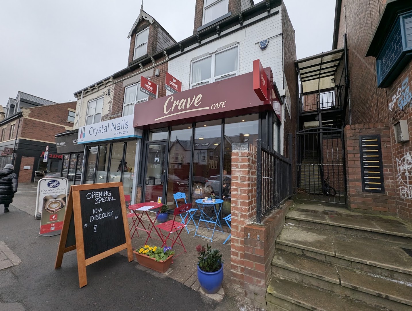 Crave Cafe & Bistro: clear exterior shot of venue