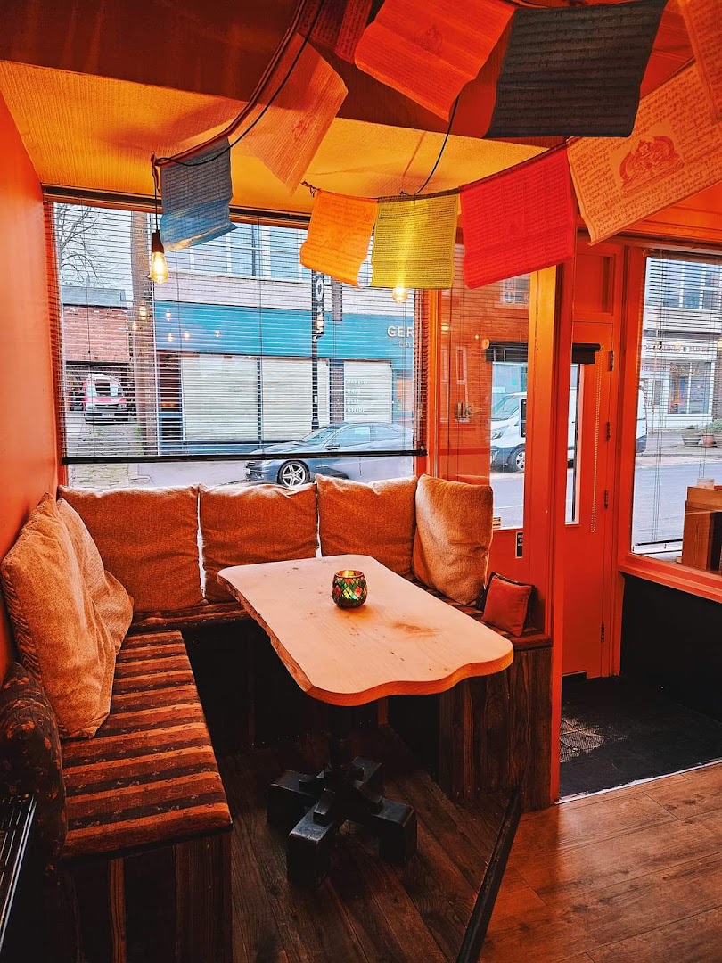 Freak Street Café: inviting and atmospheric interior shot