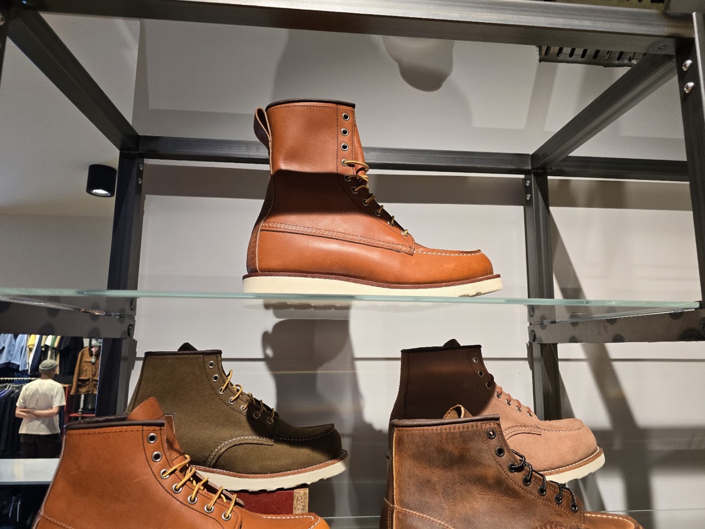 Yards Store: clear product display in store