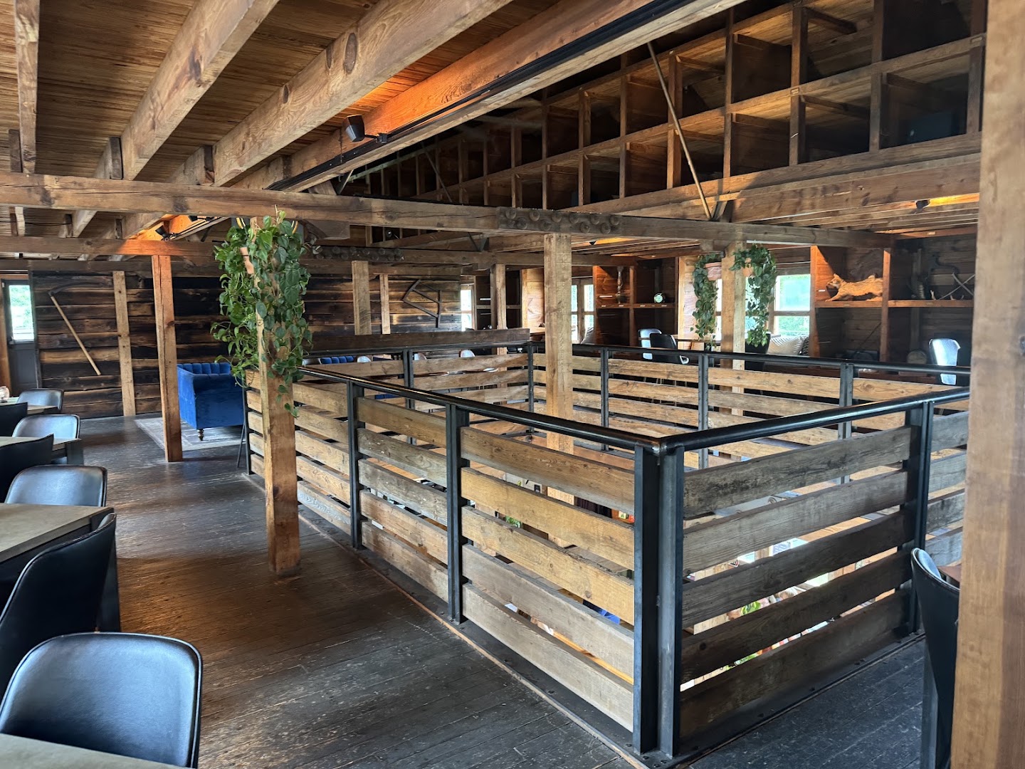 Burial Beer Co. Forestry Camp: venue's rustic atmosphere