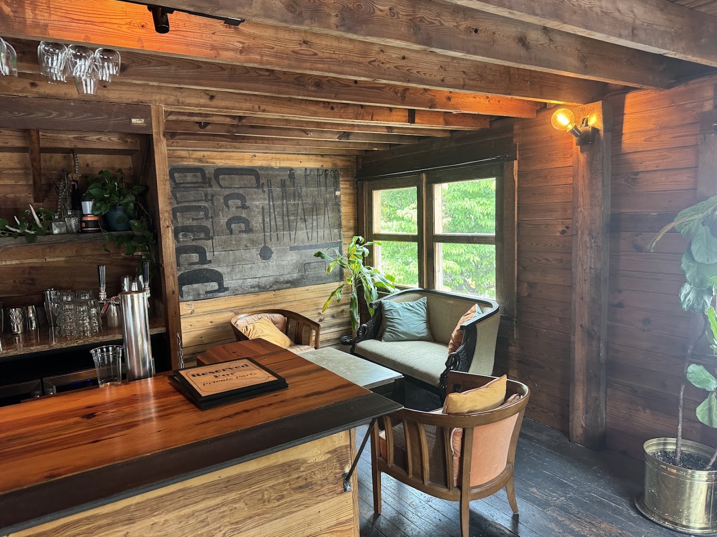 Burial Beer Co. Forestry Camp: inviting and high-quality venue interior