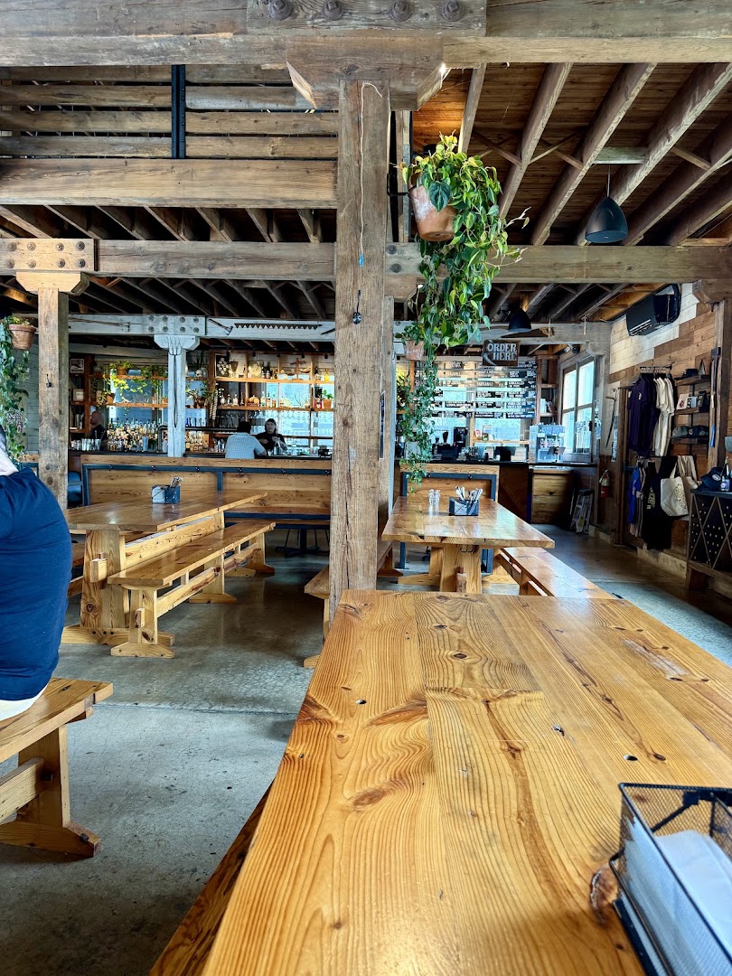 Burial Beer Co. Forestry Camp: clear, inviting view of interior