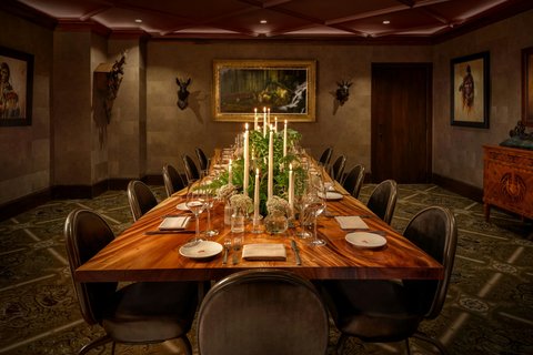 Grand Bohemian Lodge Asheville: elegant, professional dining room shot