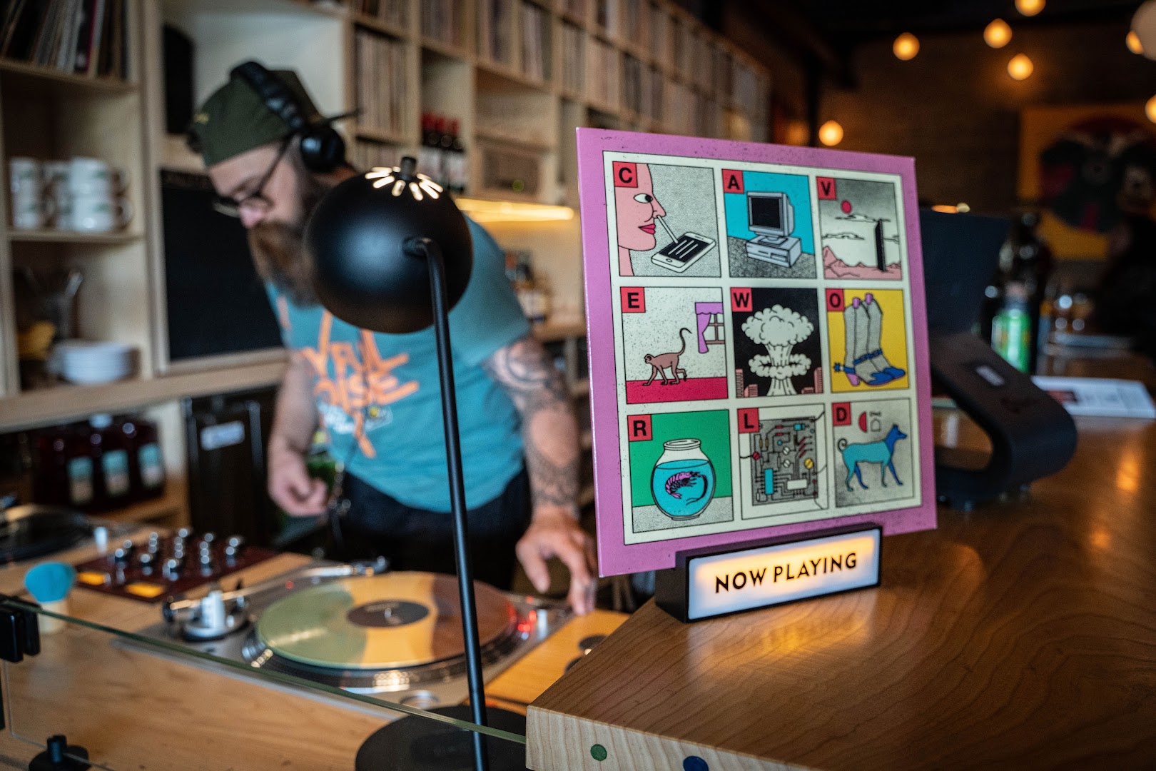 Joyful Noise Listening Lounge and Kitchen: authentic venue atmosphere