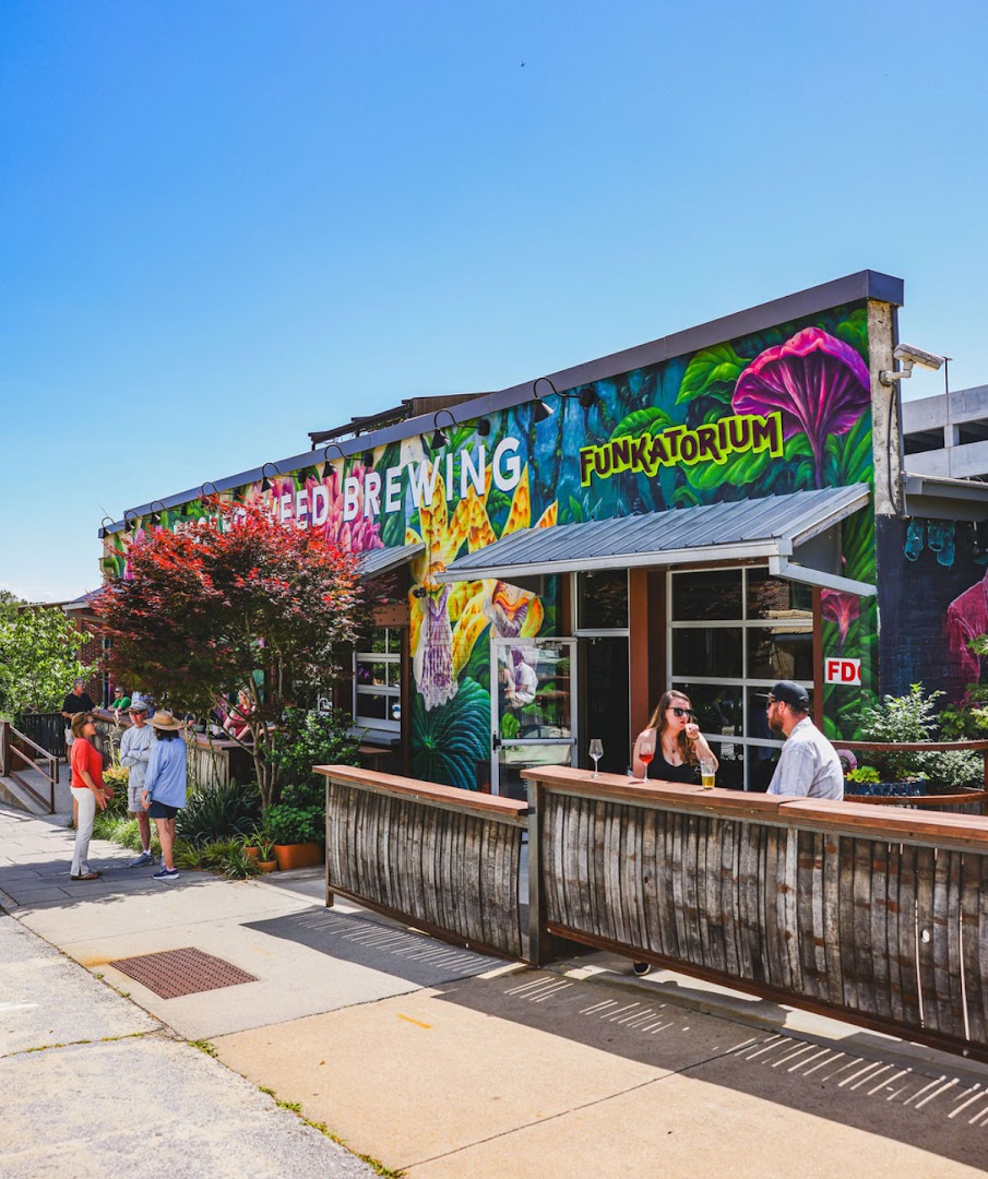 Wicked Weed Funkatorium: inviting exterior shot of venue