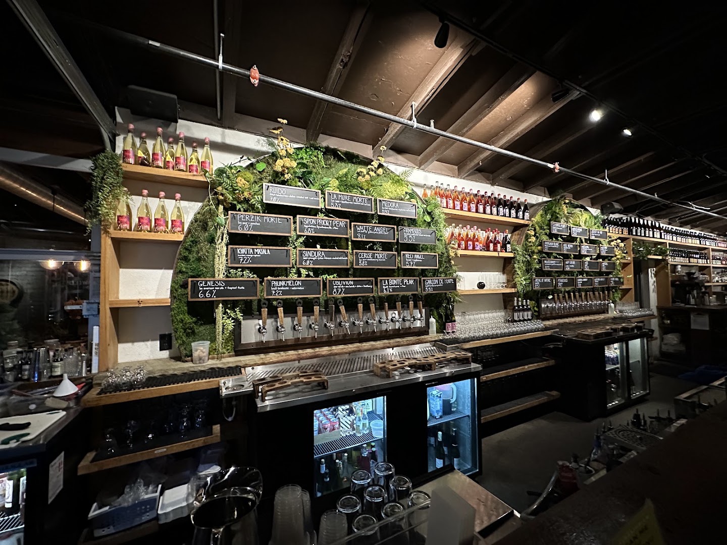 Wicked Weed Funkatorium: high quality shot of bar