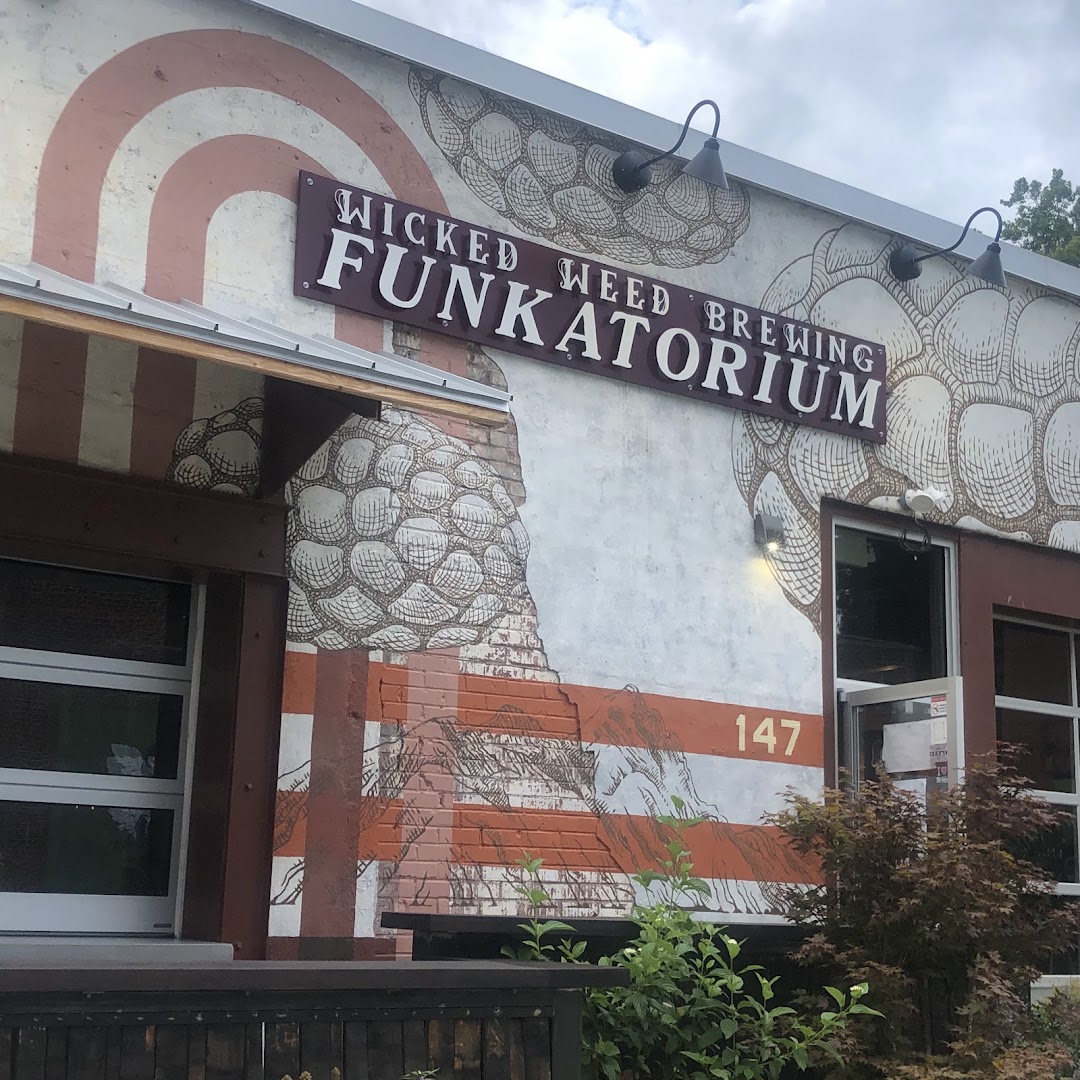 Wicked Weed Funkatorium: clear exterior shot of venue