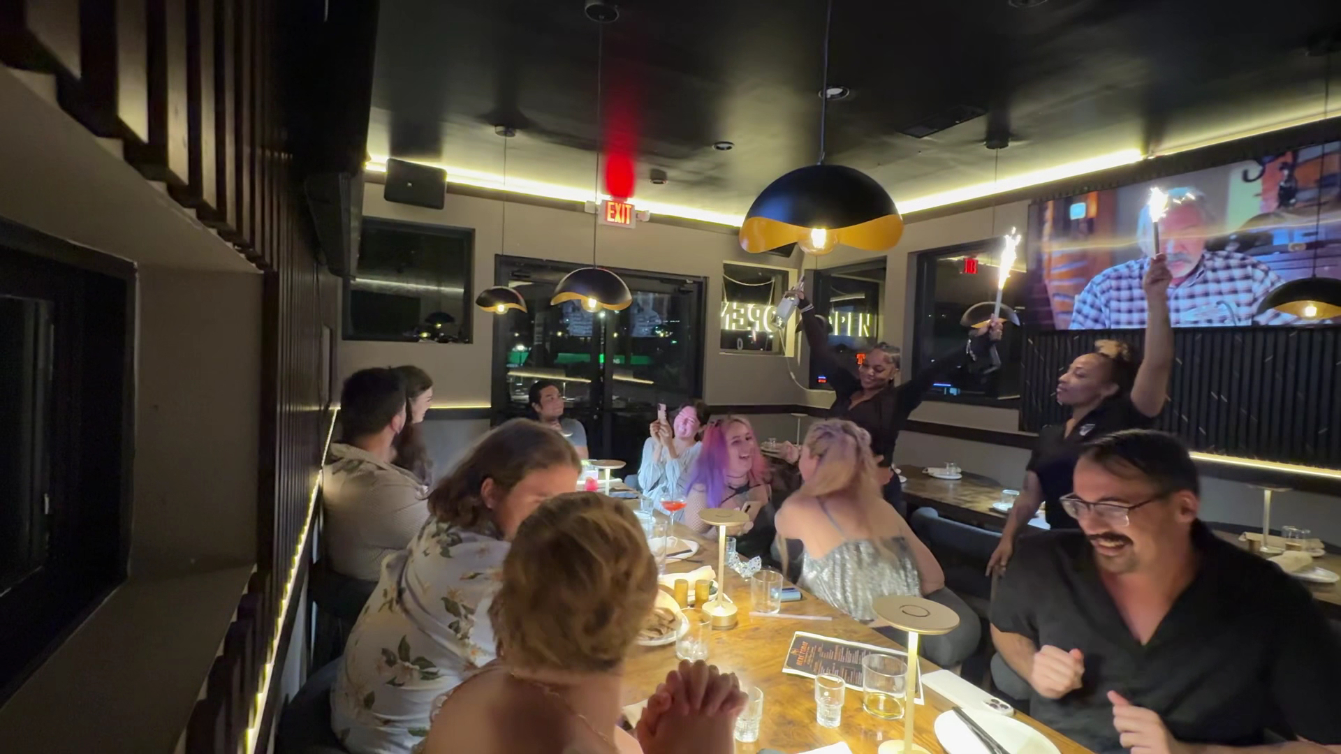 Here Today: lively restaurant atmosphere well