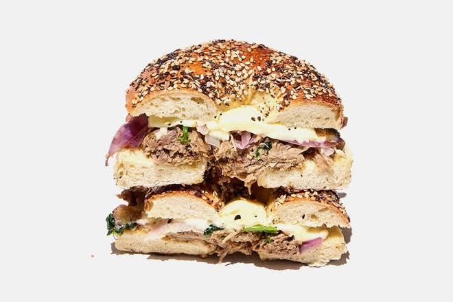Spread Bagelry: high quality professional food photography
