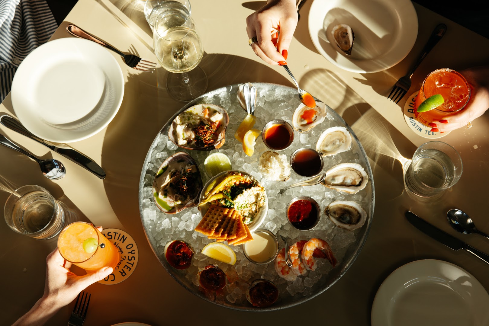 Austin Oyster Co.: high quality, appetizing food photography