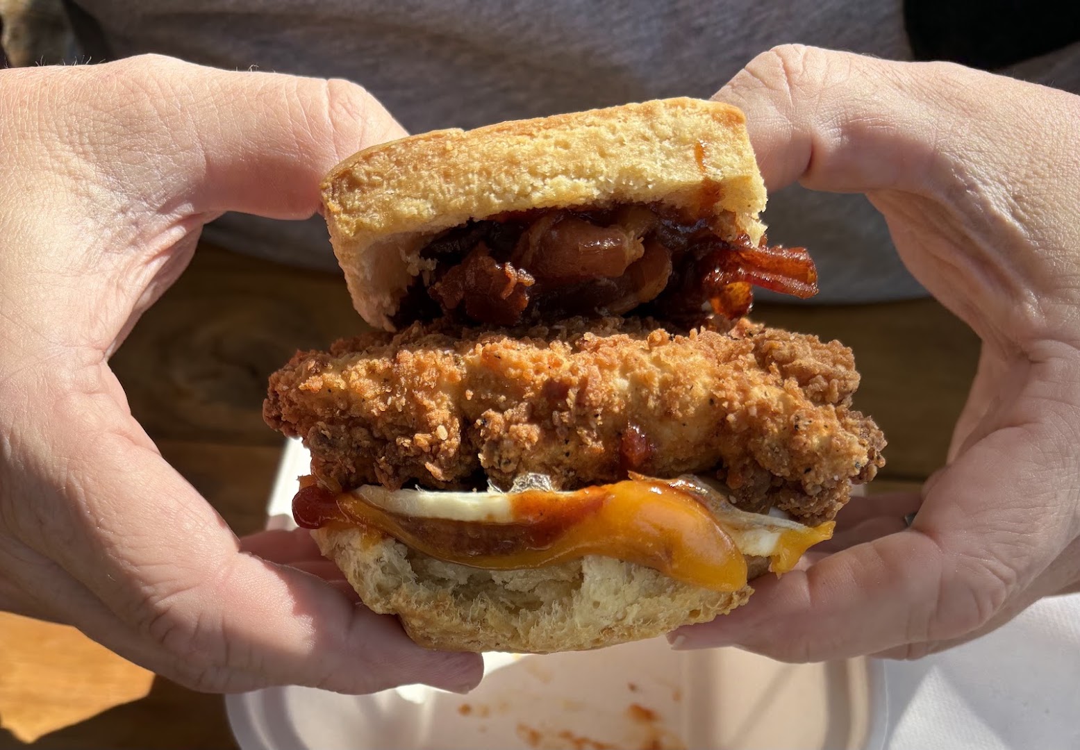 Bird Bird Biscuit: appetizing photo of signature dish