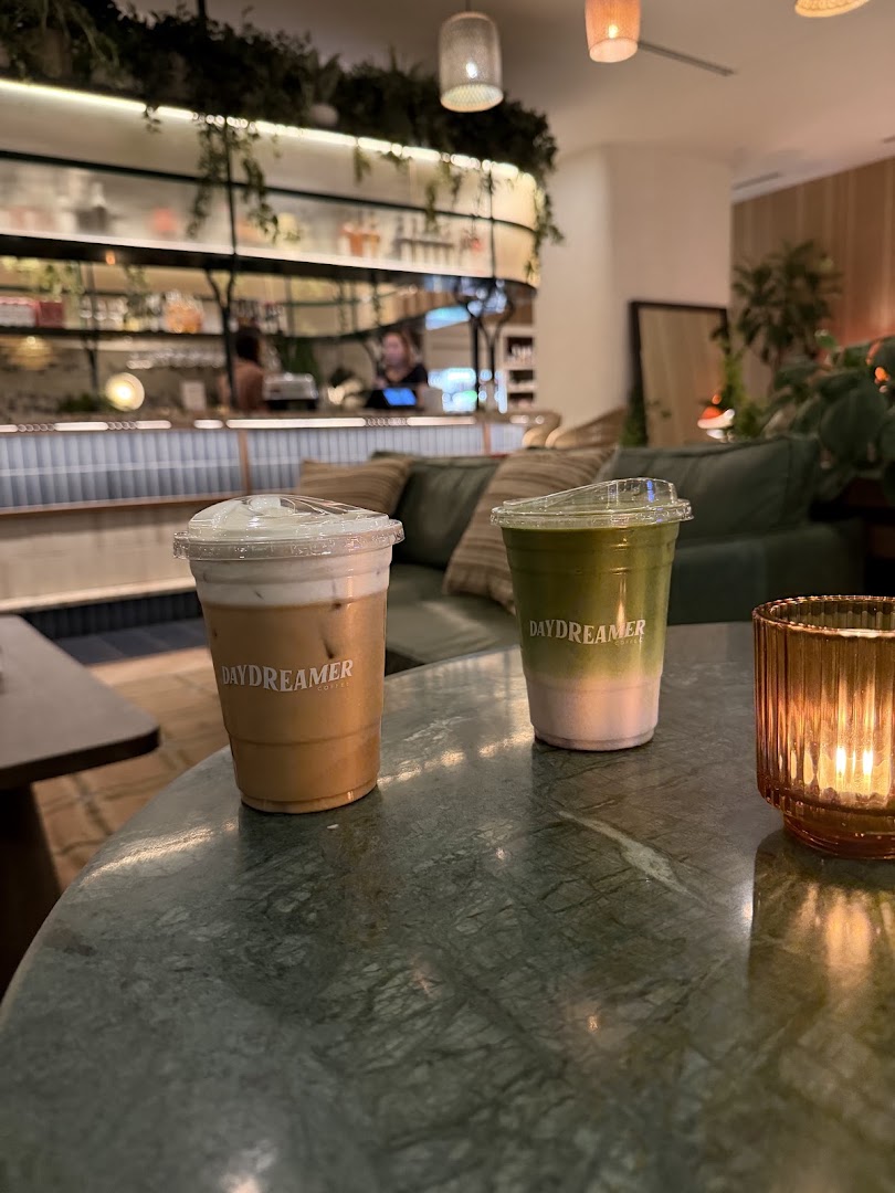 Daydreamer Coffee: appealing shot of venue drinks
