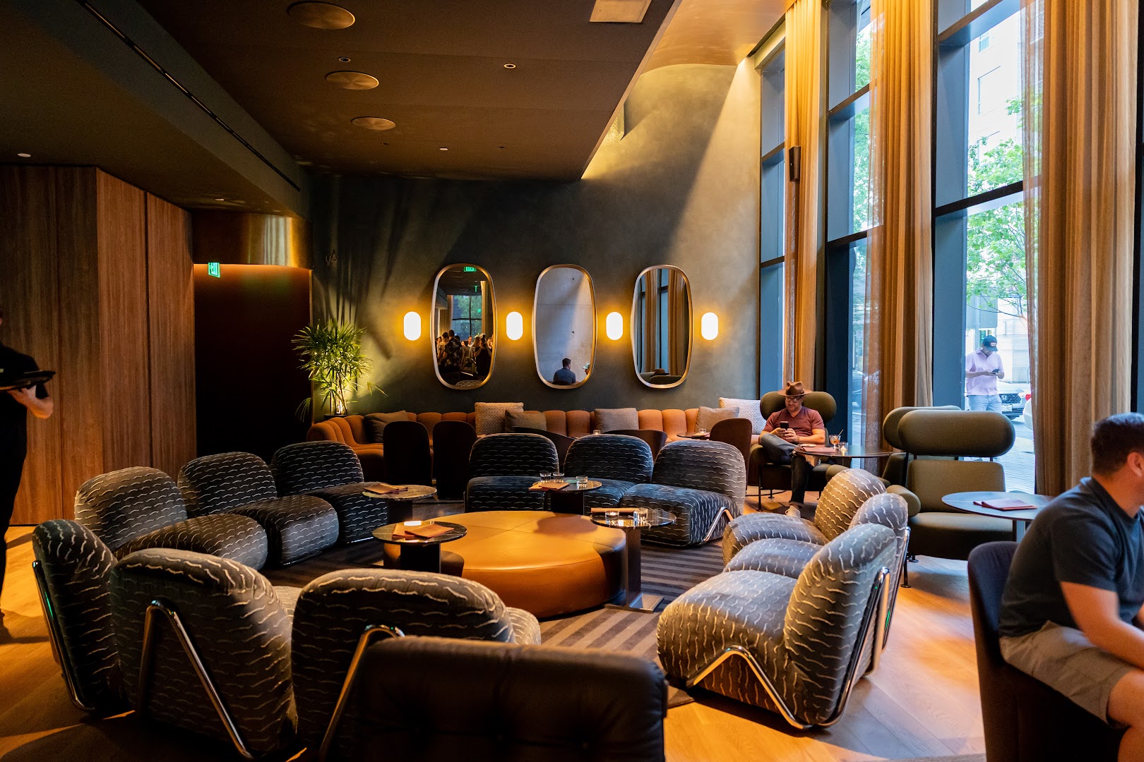 Modern Bar: professional interior shot of venue