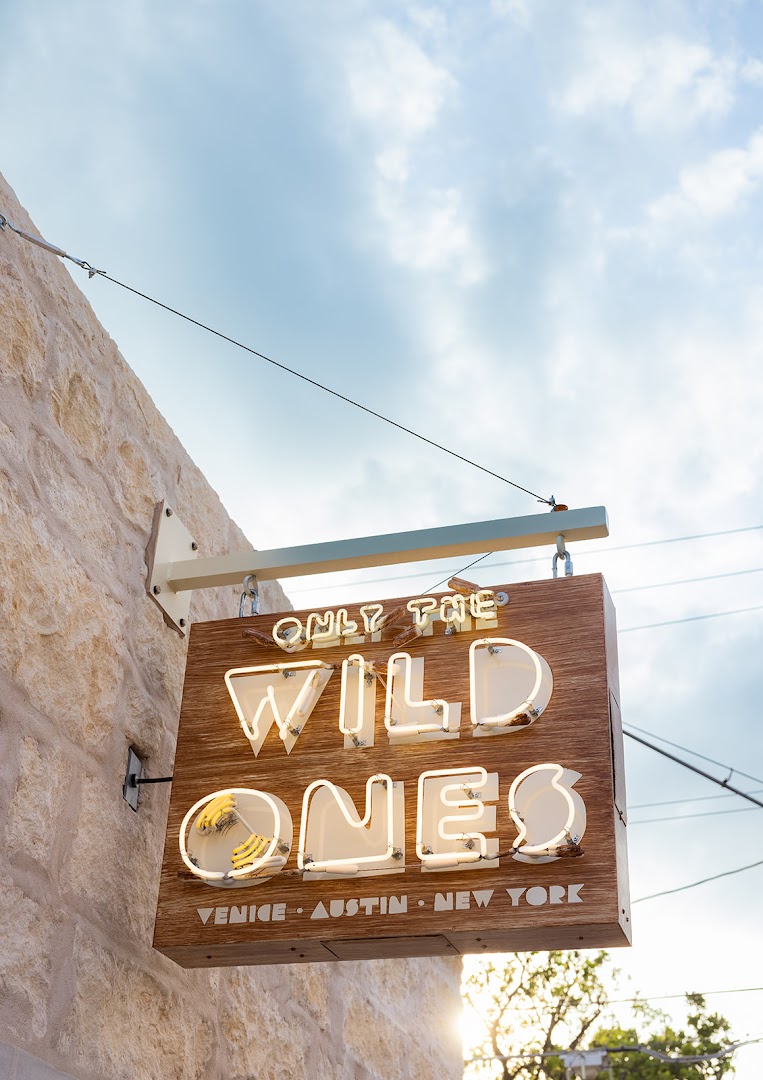 Only The Wild Ones: clear, professional signage photo