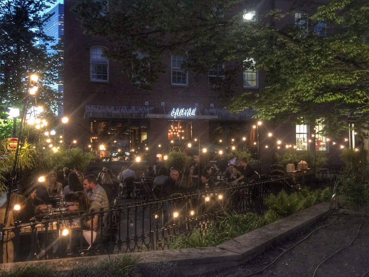 Banyan: inviting atmosphere and clear view