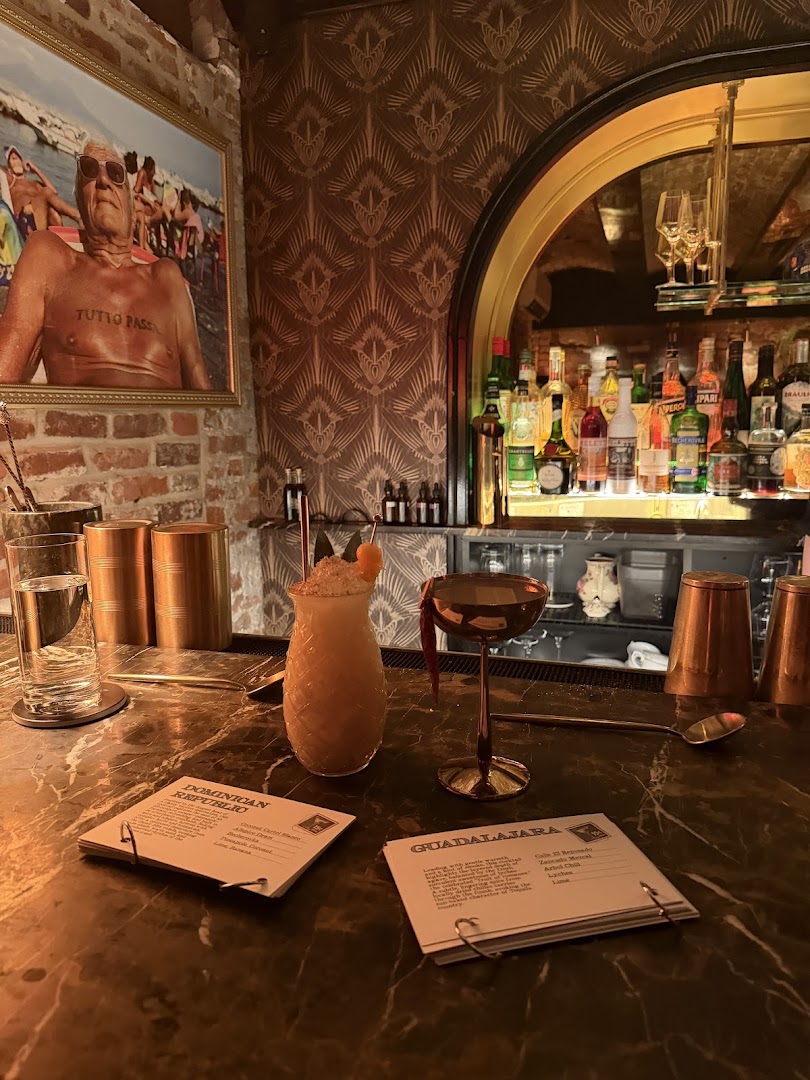 Extra Dirty Cocktail Club: atmospheric shot of bar interior