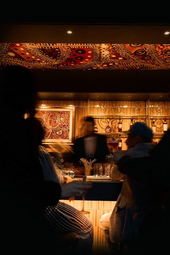 Foxglove Terrace: atmospheric shot of bar interior