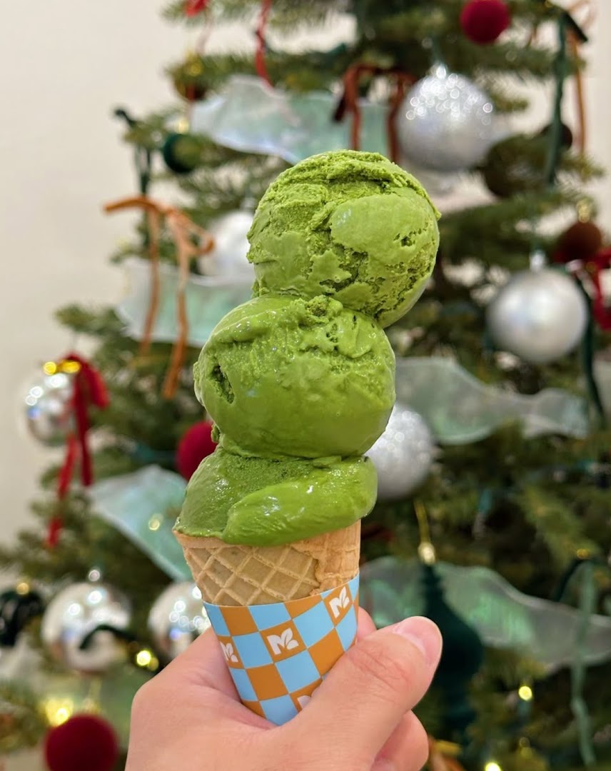 Mizu Matcha: appetizing photo of matcha ice-cream