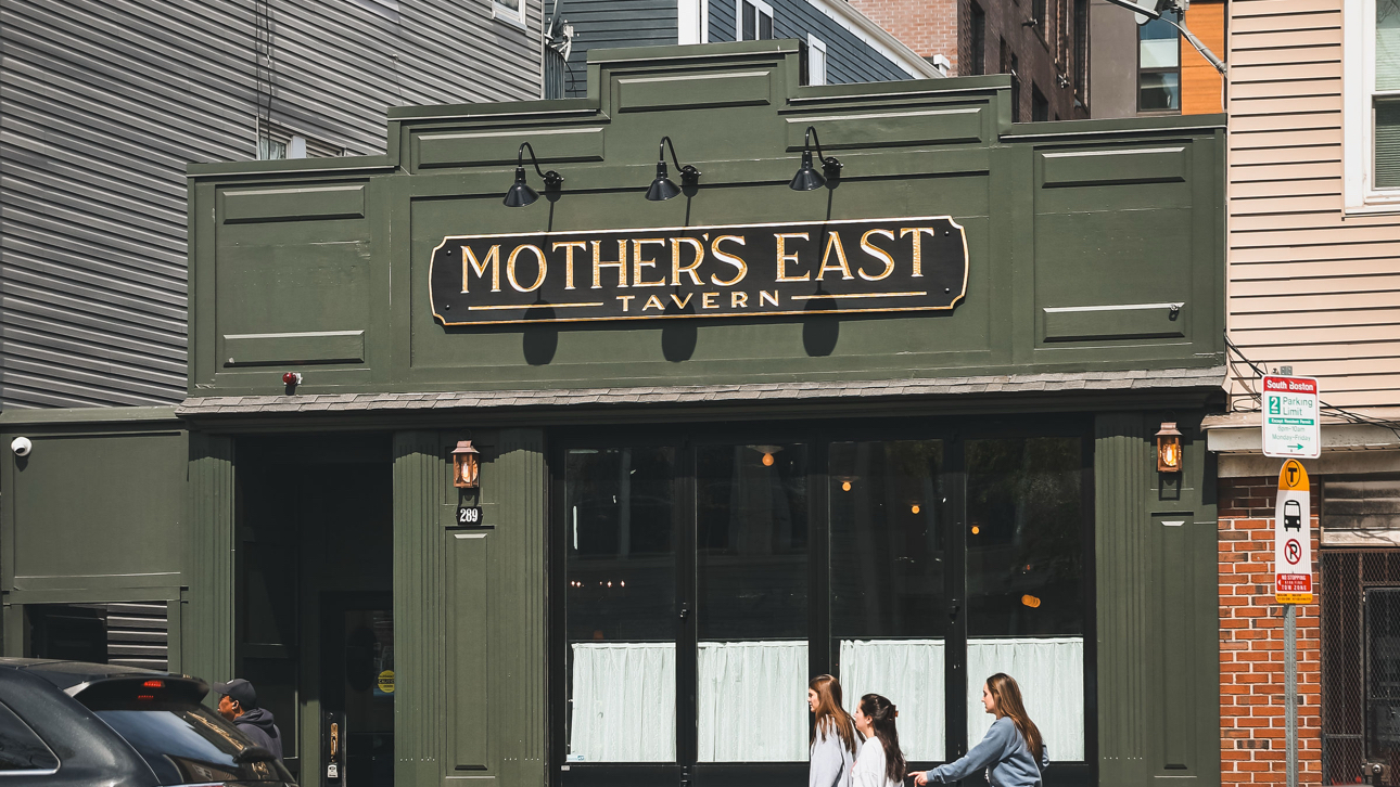 Mother's East Tavern: clear exterior shot of venue