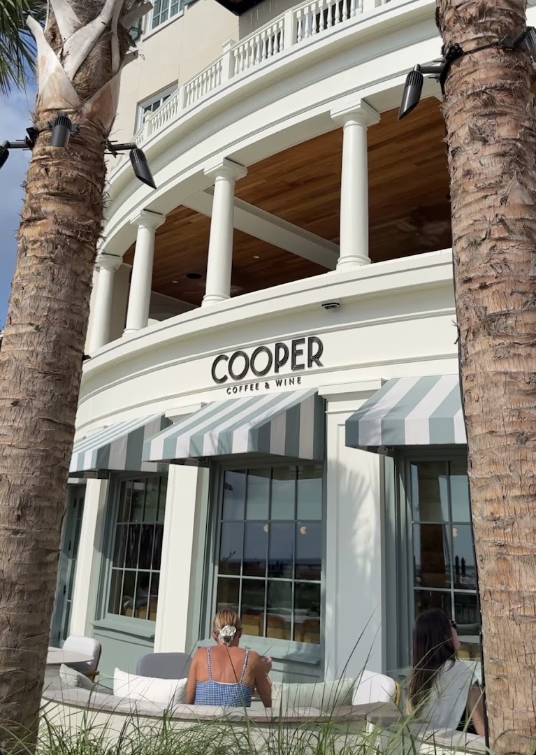 Cooper Coffee & Wine: clear, professional exterior venue shot