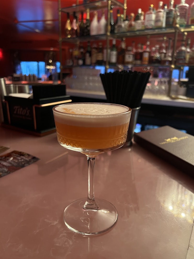 Madison Maison: appealing cocktail shot at bar