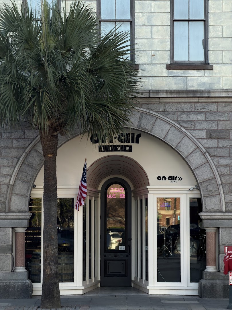 On Air: clear, professional exterior venue shot