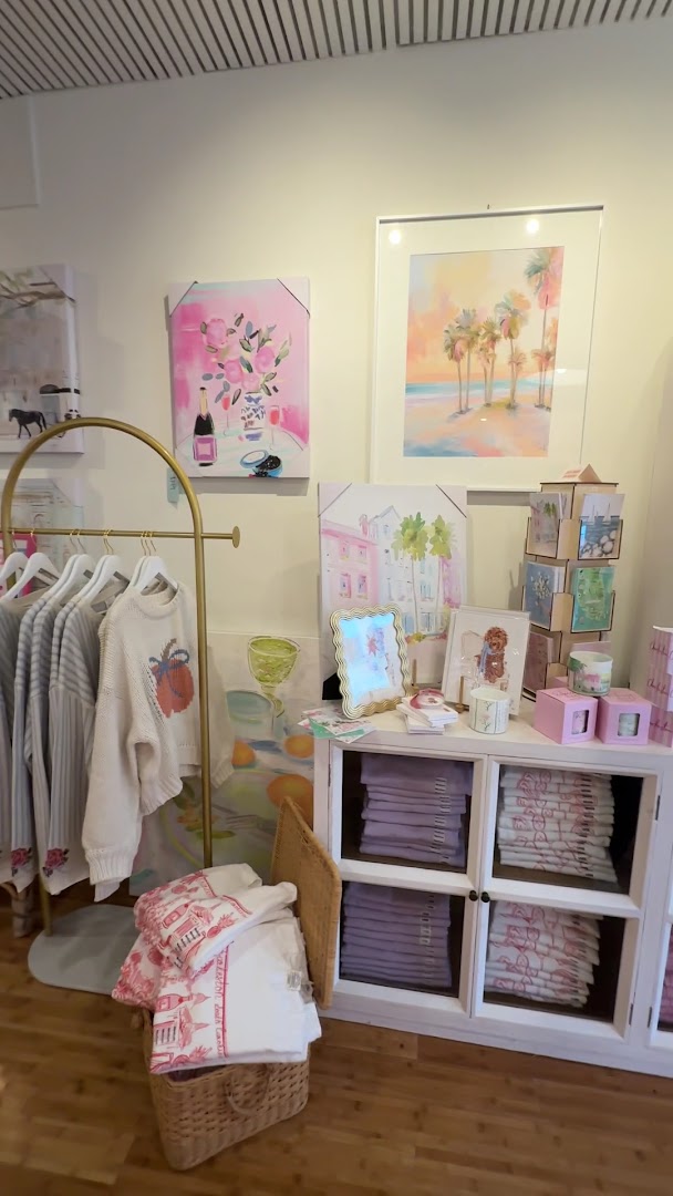 Rebecca Illustrated: clear display of shop products