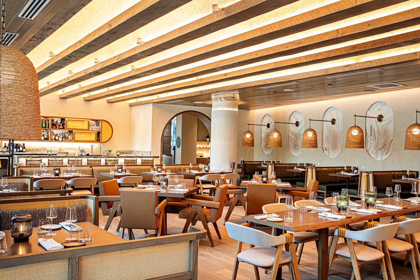 Terra: professional interior shot of restaurant