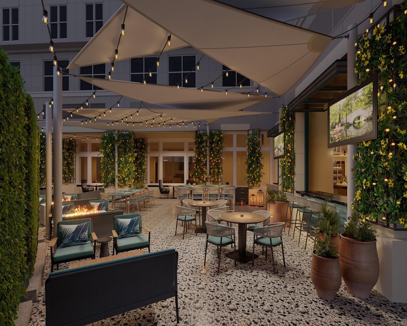 The Lowline Hotel: attractive, professional hotel terrace photo