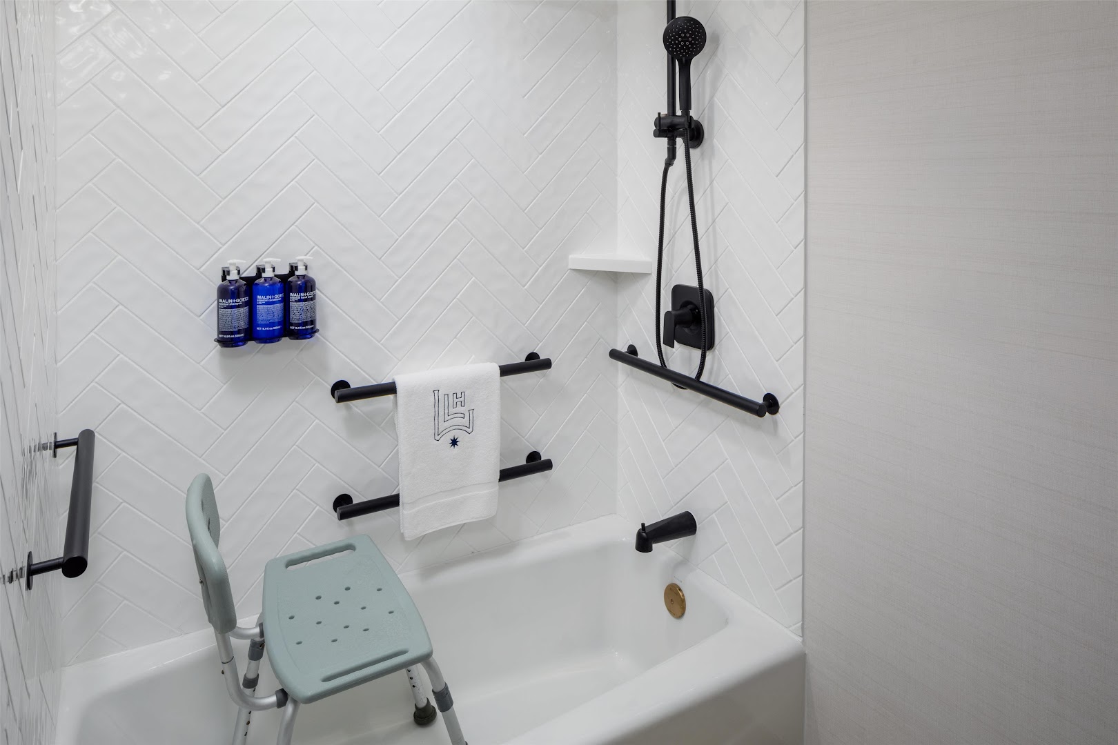 The Lowline Hotel: clean professional hotel bathroom photo