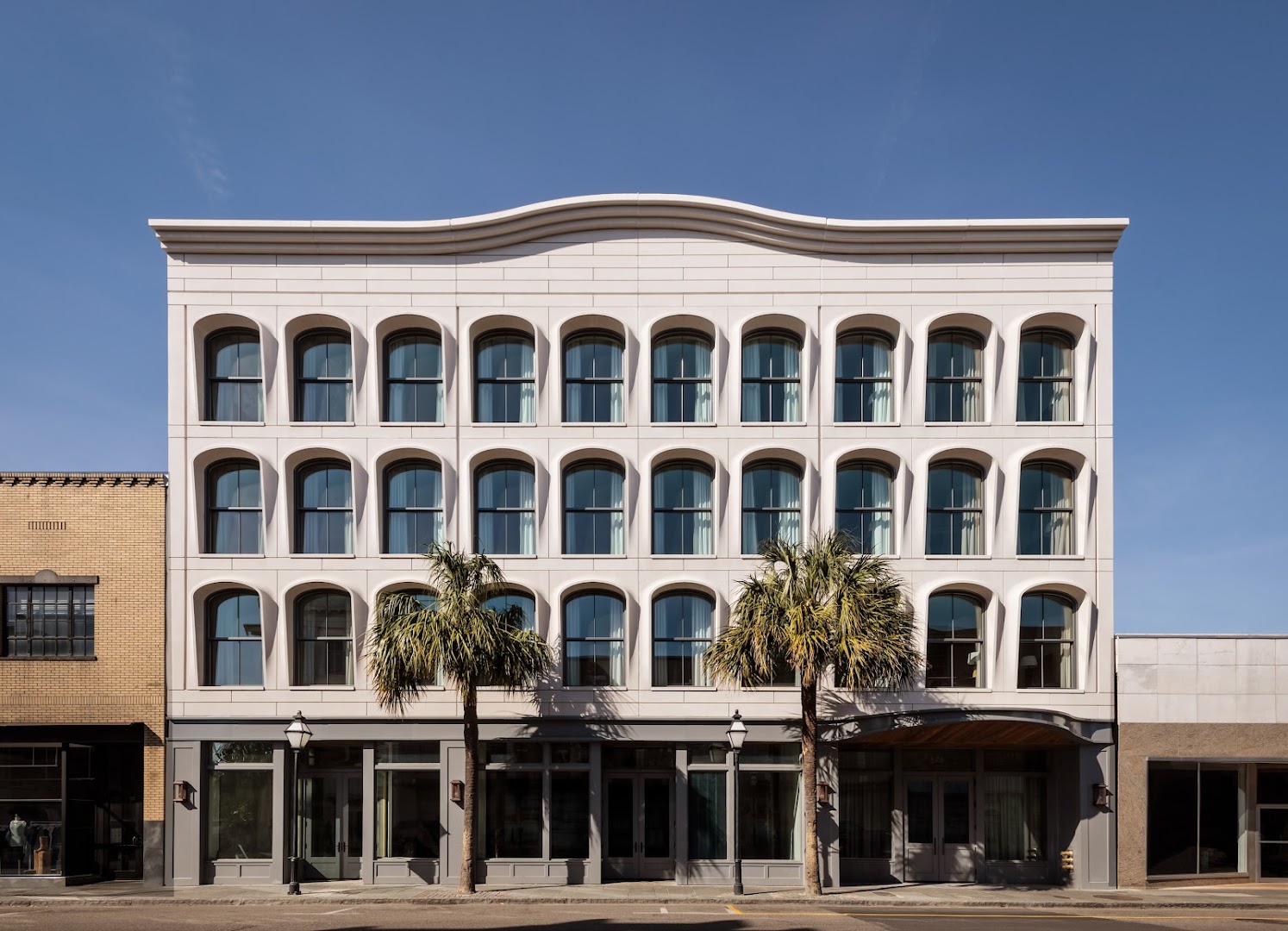 The Nickel Hotel: professional exterior architectural shot
