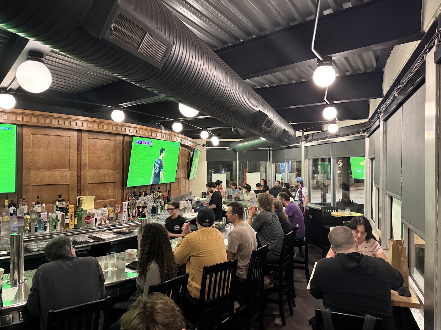 Soccer House: venue atmosphere and patrons