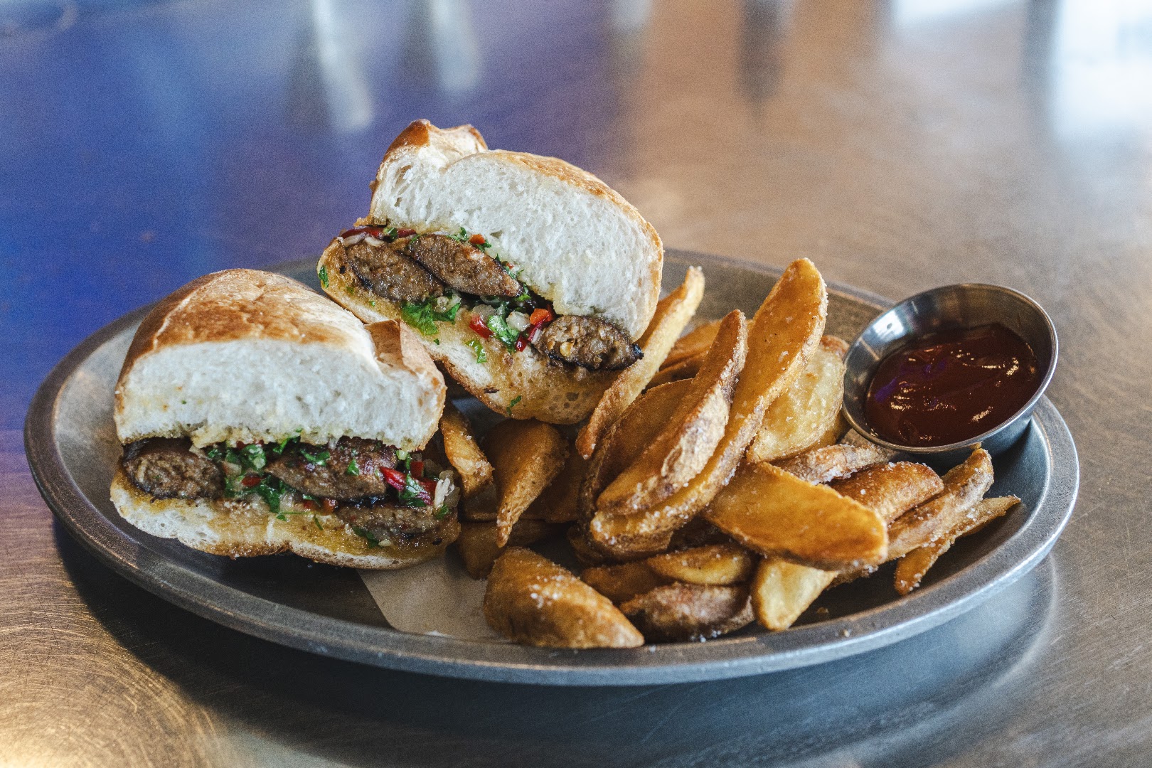 Soccer House: appetizing photo of bar food