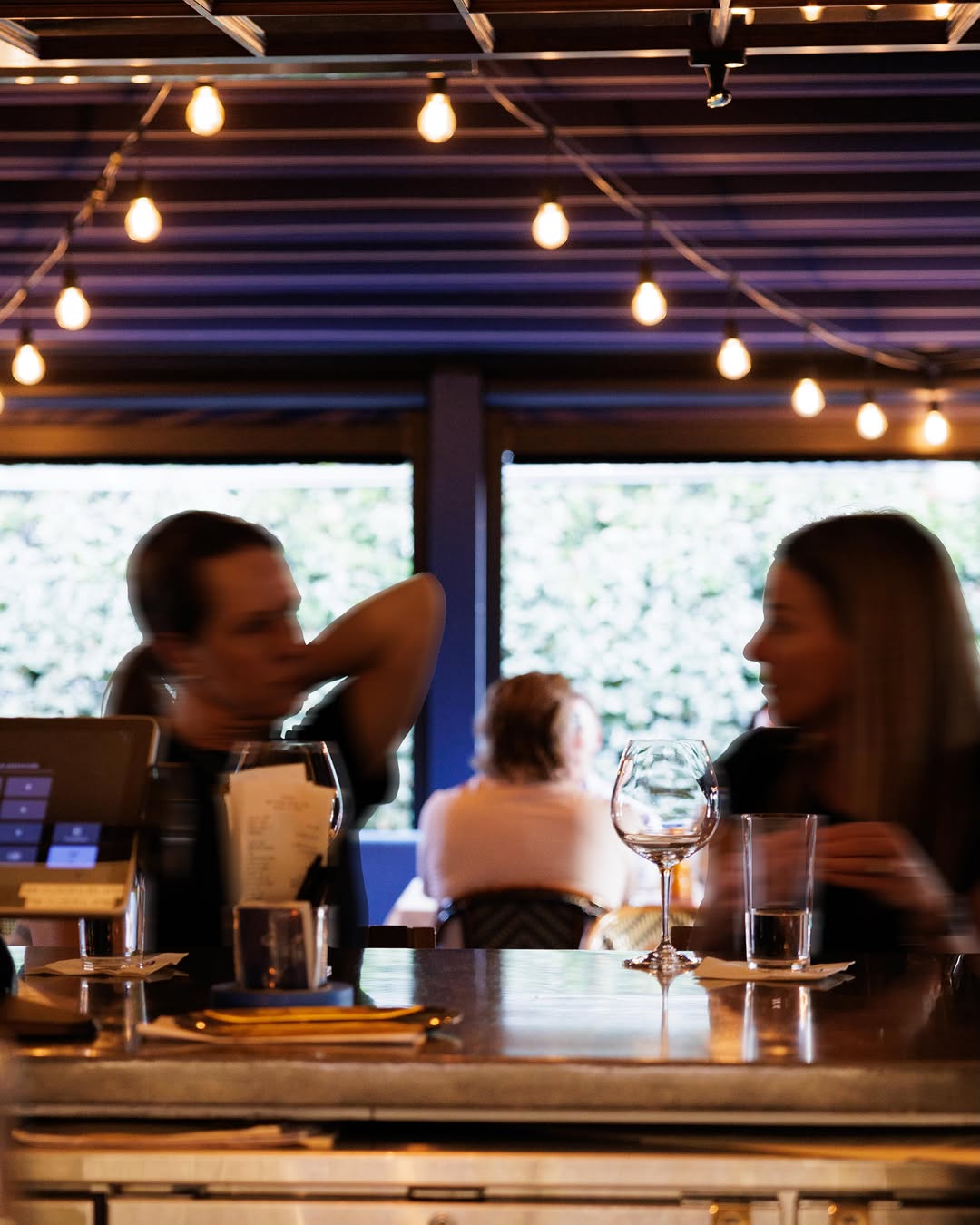 Frenchie: atmospheric shot of restaurant interior