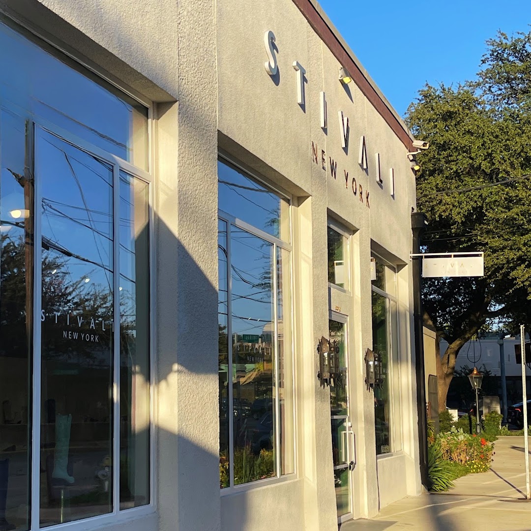 Stivali New York: clear, professional storefront exterior shot