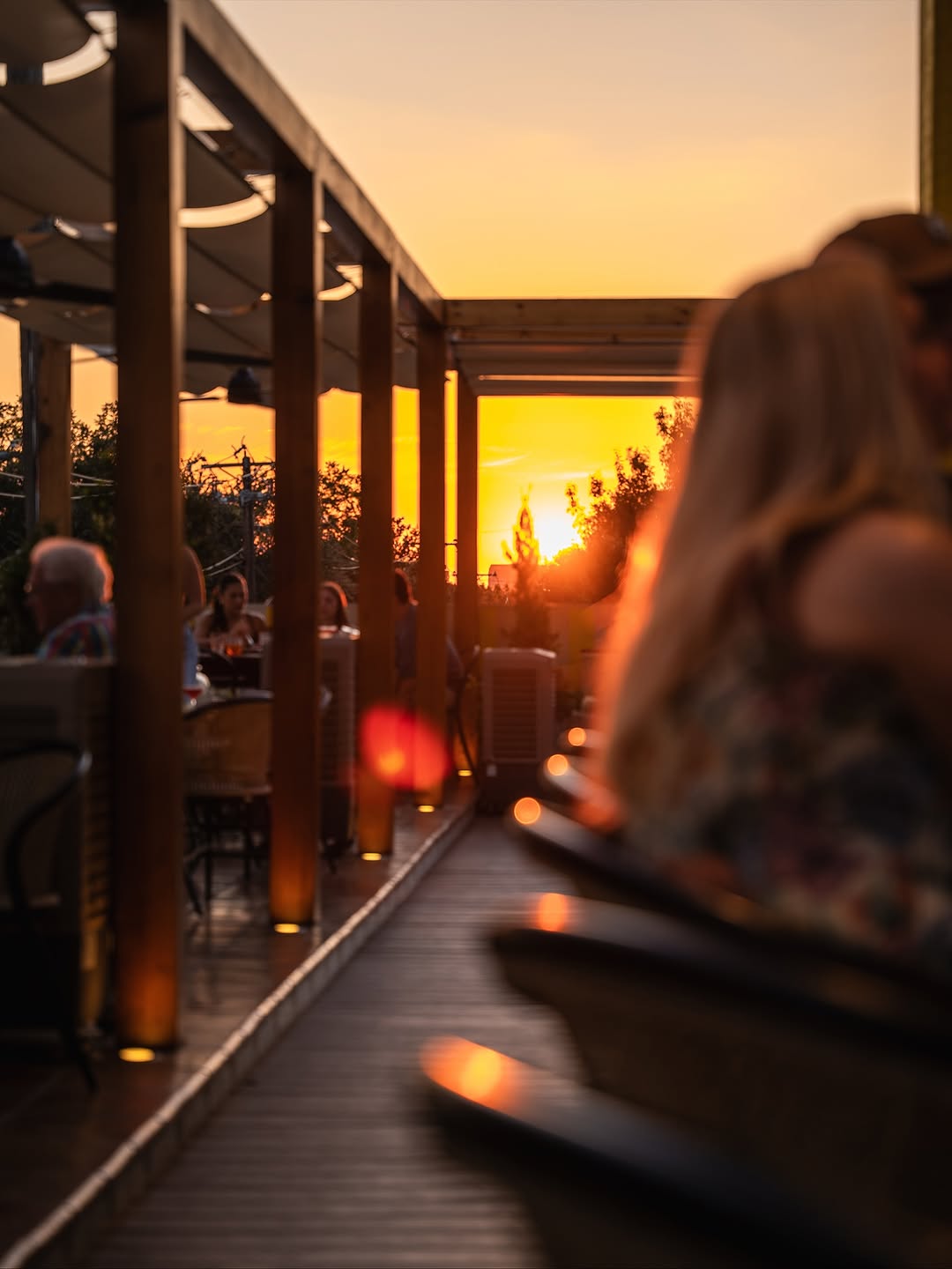 Terrazza di Triozzi: beautiful atmospheric terrace sunset shot
